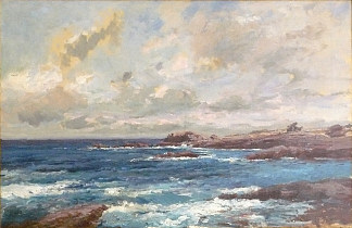 据称对基伯龙的看法 Vue présumée de Quiberon，皮埃尔-雅克·佩尔蒂埃