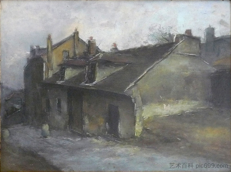 Mimi Pinson在巴黎蒙马特的房子 La Maison De Mimi Pinson À Montmartre, Paris，皮埃尔-雅克·佩尔蒂埃