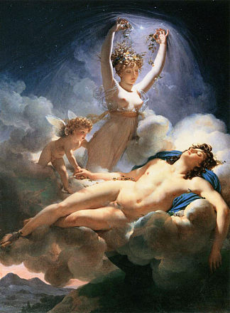 极光和头颅 Aurora and Cephalus (1810)，皮耶尔·纳西斯·盖兰