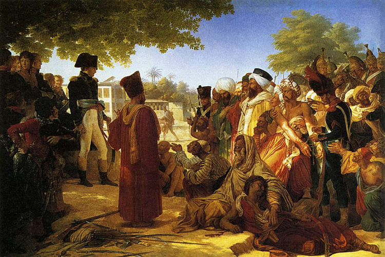 拿破仑·波拿巴在开罗赦免叛军 Napoleon Bonaparte Pardoning the Rebels at Cairo (1808)，皮耶尔·纳西斯·盖兰