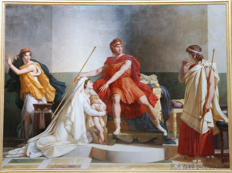 仙女座和皮洛士 Andromache and Pyrrhus (1810)，皮耶尔·纳西斯·盖兰