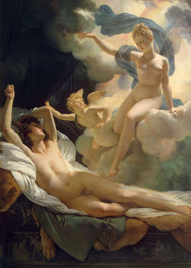 墨菲斯和鸢尾花 Morpheus and Iris (1811),皮耶尔·纳西斯·盖兰