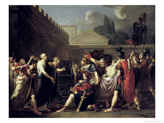 布鲁图斯之死 The Death of Brutus (1793)，皮耶尔·纳西斯·盖兰