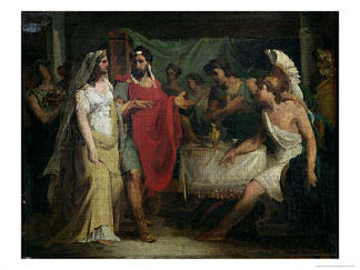 亚历山大大帝和罗克珊娜的婚礼 The Wedding of Alexander the Great and Roxana (1810)，皮耶尔·纳西斯·盖兰