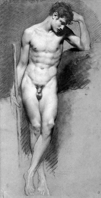 学术男性裸体 Academic Male Nude，皮埃尔·保罗·普吕东