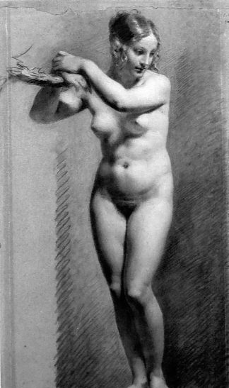 女性裸体绑定 Female Nude Bound (c.1800; France                     )，皮埃尔·保罗·普吕东
