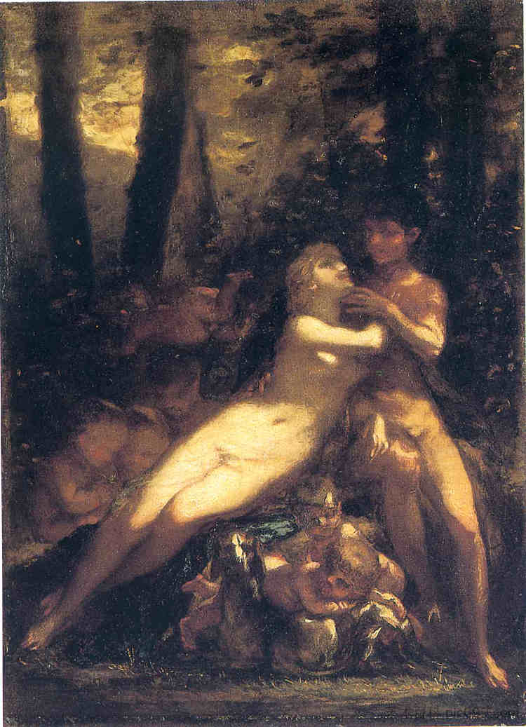 研究《维纳斯与阿多尼斯》 Study for " Venus And Adonis",皮埃尔·保罗·普吕东