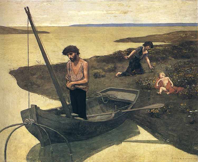 可怜的渔夫 The Poor Fisherman (1881)，皮埃尔·皮维·德·夏凡纳