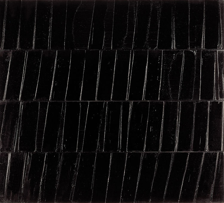 绘画 324 x 362 cm, 1985 (Polyptych C) Peinture 324 x 362 cm, 1985 (Polyptyque C) (1985),皮埃尔·苏拉热