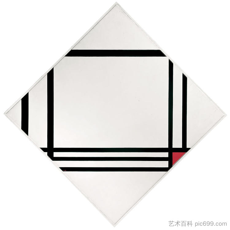 图片三 PICTURE NO. III (1938),皮特·蒙德里安