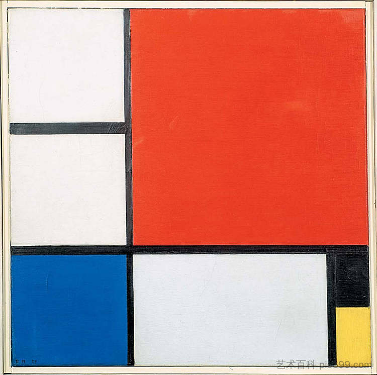 组成2 Composition 2 (1929),皮特·蒙德里安