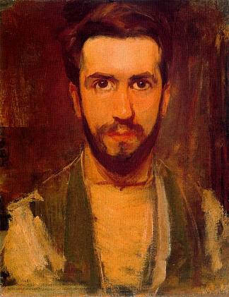 自画像 Self Portrait (1900)，皮特·蒙德里安