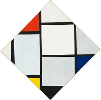 第四号锭剂成分 Tableau No. IV – Lozenge Composition，皮特·蒙德里安