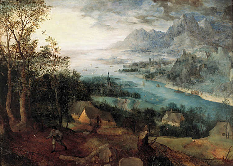 播种者的比喻 Parable of the Sower (1557; Antwerp,Netherlands ),彼得·勃鲁盖尔