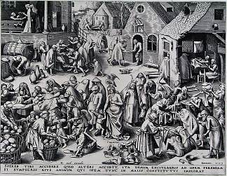 慈善 Charity (c.1556 – c.1560)，彼得·勃鲁盖尔