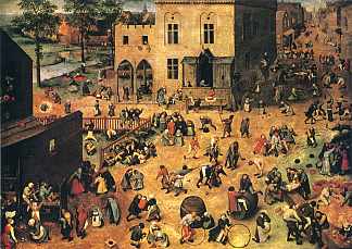 儿童游戏 Children’s Games (1560)，彼得·勃鲁盖尔