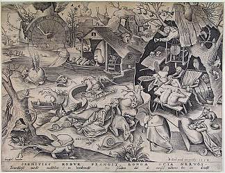 懒惰 Laziness (c.1556 – c.1560)，彼得·勃鲁盖尔
