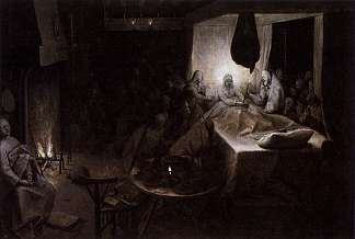 圣母之死 The Death of the Virgin (c.1564)，彼得·勃鲁盖尔