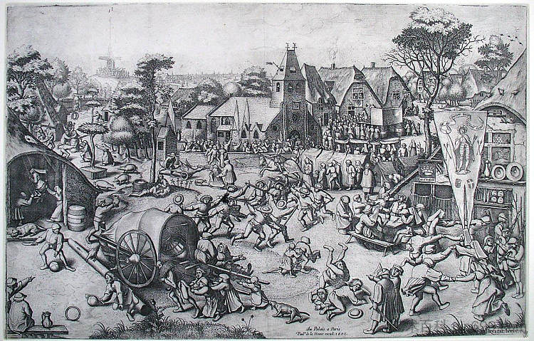 圣乔治节的博览会 The Fair on St. George's Day (c.1557 - c.1561),彼得·勃鲁盖尔