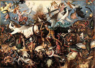 叛逆天使的堕落 The Fall of the Rebel Angels (1562)，彼得·勃鲁盖尔