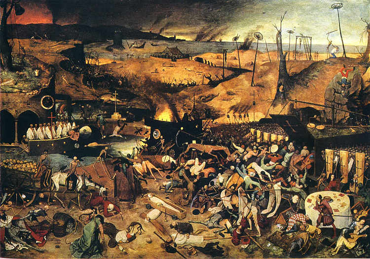 死亡的胜利 The Triumph of Death (c.1562 - c.1563)，彼得·勃鲁盖尔