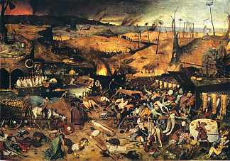 死亡的胜利 The Triumph of Death (c.1562 – c.1563)，彼得·勃鲁盖尔