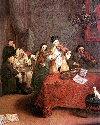 音乐会 The Concert (1741)，彼得罗·隆吉