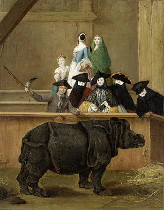 犀牛克拉拉 Clara the Rhinoceros (1751)，彼得罗·隆吉