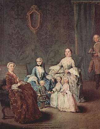 萨格雷多家族 The Sagredo Family (c.1752)，彼得罗·隆吉