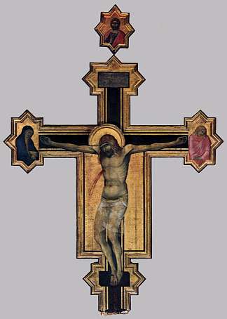 十字架 Crucifix (c.1320)，彼得罗·洛伦泽蒂