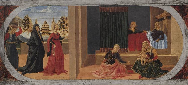 圣母的诞生 Birth of the Virgin (1470 - 1473)，彼得罗·贝鲁吉诺