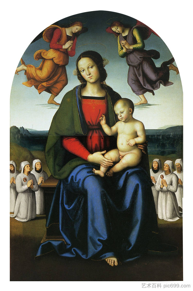 安慰圣母 Madonna of Consolation (1496 - 1498)，彼得罗·贝鲁吉诺