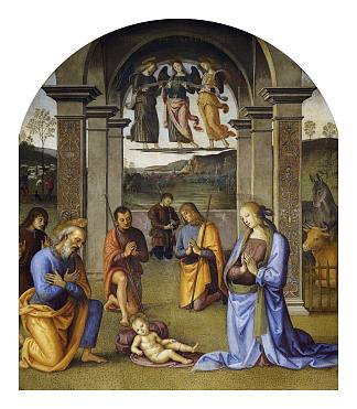 诞生 Nativity (1496 – 1500)，彼得罗·贝鲁吉诺