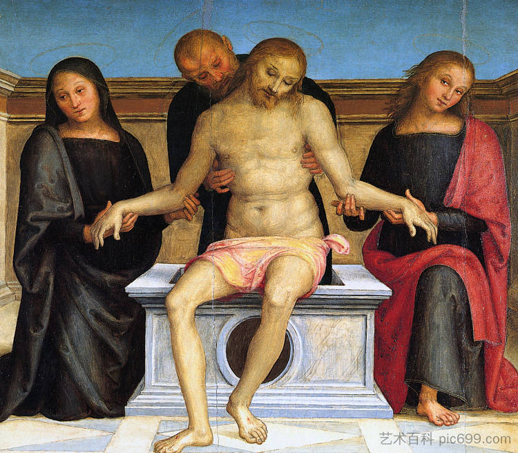 圣阿戈斯蒂诺祭坛画(圣母怜子图) Pala di Sant Agostino (Pieta) (1512 - 1523),彼得罗·贝鲁吉诺