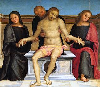 圣阿戈斯蒂诺祭坛画（圣母怜子图） Pala di Sant Agostino (Pieta) (1512 – 1523)，彼得罗·贝鲁吉诺