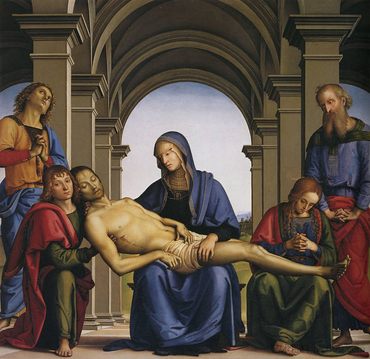 圣母怜子图 Pieta (1494 - 1495),彼得罗·贝鲁吉诺