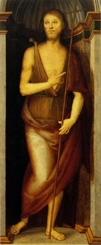 Polyptych Annunziata （施洗约翰） Polyptych Annunziata (John the Baptist)，彼得罗·贝鲁吉诺