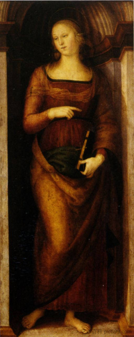 息肉天使报喜（圣赫勒拿） Polyptych Annunziata (St. Helena)，彼得罗·贝鲁吉诺