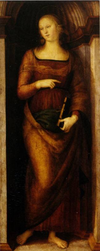 息肉天使报喜（圣赫勒拿） Polyptych Annunziata (St. Helena)，彼得罗·贝鲁吉诺
