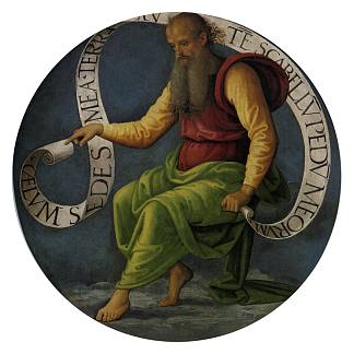 圣彼得的息肉（先知以赛亚） Polyptych of St. Peter (Prophet Isaiah) (1496 – 1500)，彼得罗·贝鲁吉诺