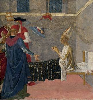 复活主教安德里亚的圣杰罗姆 St. Jerome who resurrected the bishop Andrea (1470 – 1473)，彼得罗·贝鲁吉诺