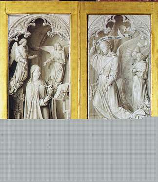天使报喜 The Annunciation (1497)，彼得罗·贝鲁吉诺