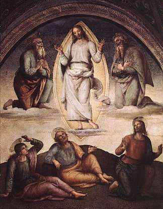 变形 The Transfiguration (1498)，彼得罗·贝鲁吉诺