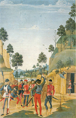 圣贝纳迪诺释放一名囚犯 Saint Bernardino Releases a Prisoner (1473)，宾杜里乔