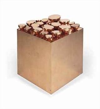 立方体上的 21 个半球体 21 demi-sphères sur un cube，保罗·布瑞
