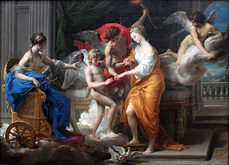 丘比特和普赛克的婚姻 Marriage of Cupid and Psyche (1756)，蓬佩奥·巴托尼