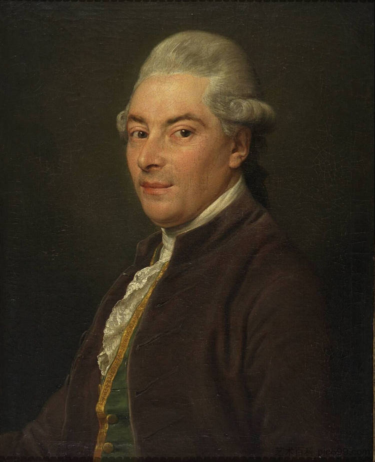 彼得·卡滕的肖像 Portrait of Pieter Caarten (1778)，蓬佩奥·巴托尼