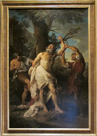 圣巴塞洛缪殉难 Martirio di S. Bartolomeo (1749)，蓬佩奥·巴托尼