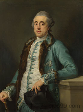 班克斯费的约翰·斯科特的肖像 Portrait of John Scott of Banks Fee (1774)，蓬佩奥·巴托尼