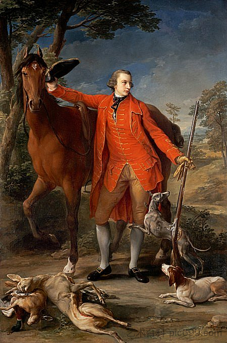 第四代戈登公爵亚历山大的肖像 Portrait of Alexander, 4th Duke of Gordon (1764),蓬佩奥·巴托尼